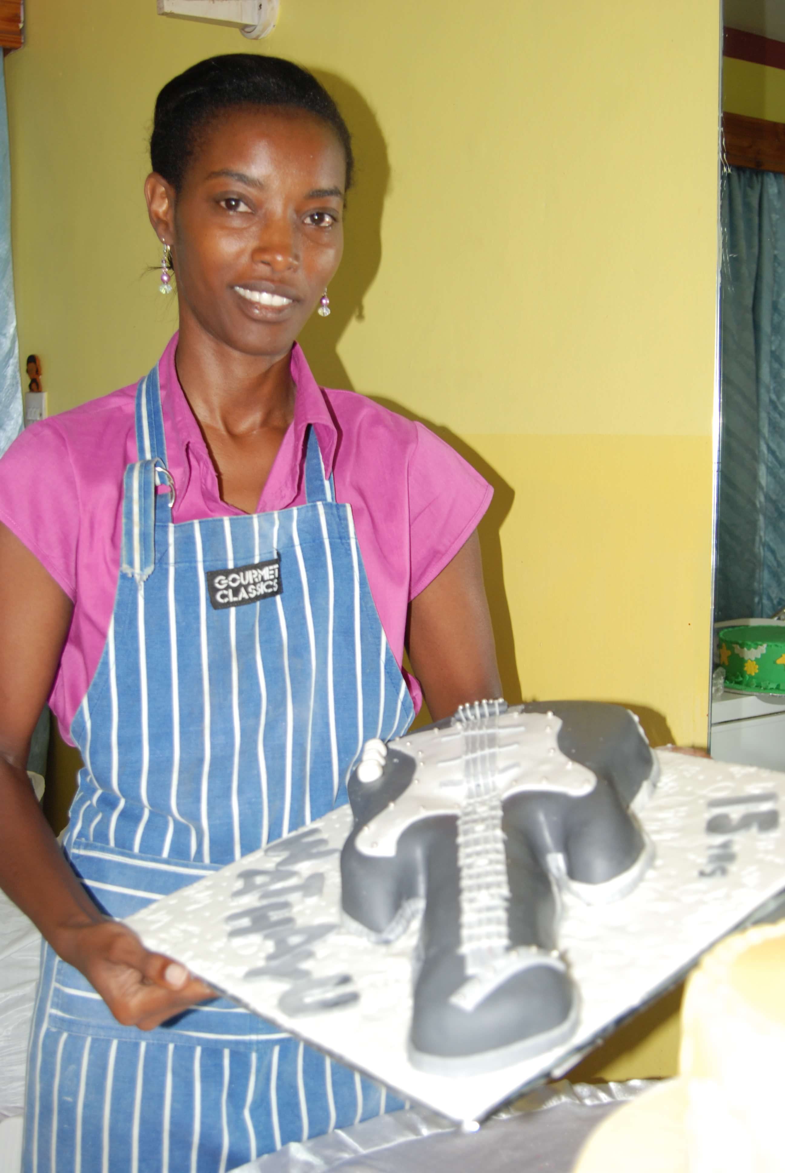 Beatrice Kagondu satisfied with the result.