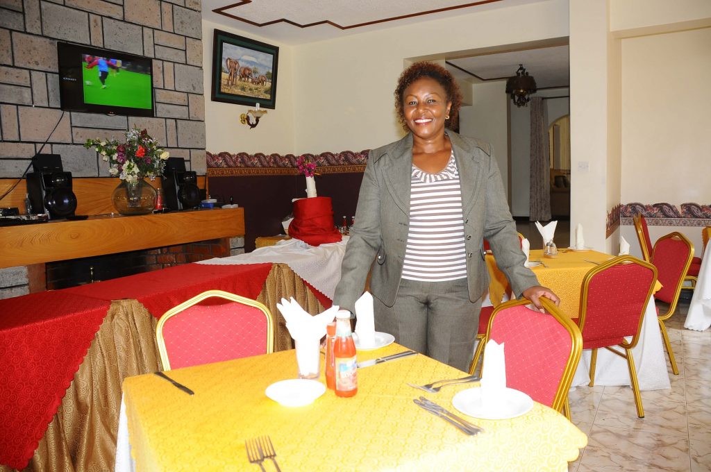Josephine Nduta Kariuki at Troy Hotel